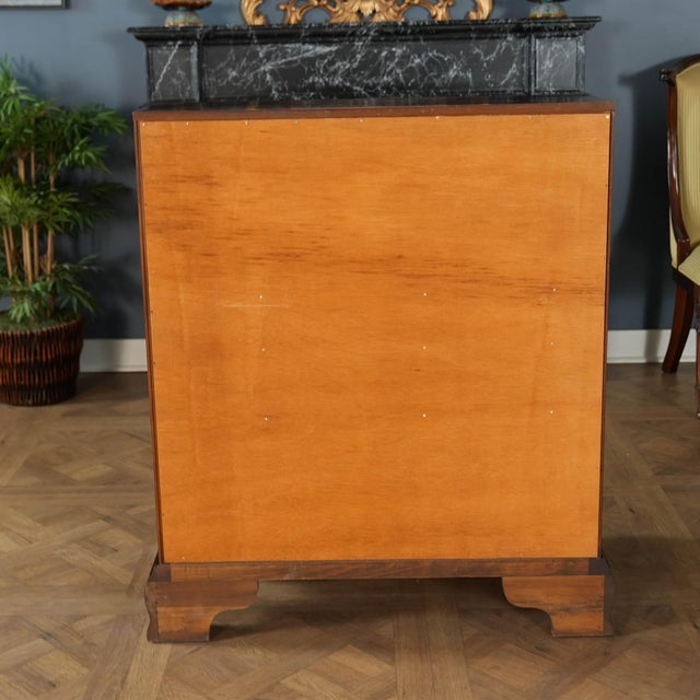 Vintage Mahogany Councill Secretary Desk For Sale - Image 10 of 13