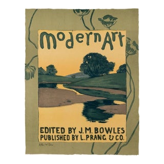 Arthur Wesley Dow: "Modern Art" (1986) Original Maitres De l'Affiche Lithograph, Plate 36 For Sale