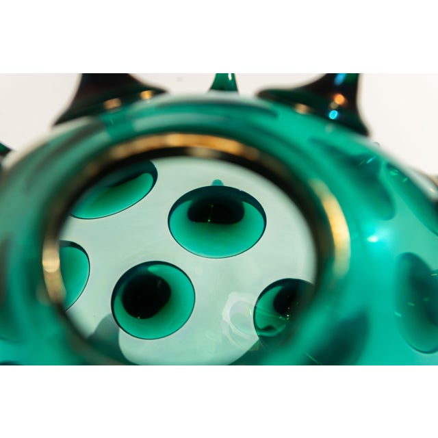 Riccio Vase in Green by Gae Aulenti for Venini, Italy, 2006 For Sale - Image 13 of 15