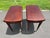 English Hepplewhite Vintage Mahogany Drop-Leaf "Pembroke" Side Tables Manufactured by Lineage/Drexel Heritage For Sale - Image 3 of 12
