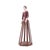 A French folk art / Santos cage doll in carved and painted wood, circa 1800-25. The doll is articulated at the shoulders...