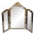 1960s Tri Fold Dresser Mirror by Anthropologie For Sale