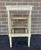 Vintage Mid Twentieth Century Regency Style White and Gold Library Steps For Sale - Image 6 of 10