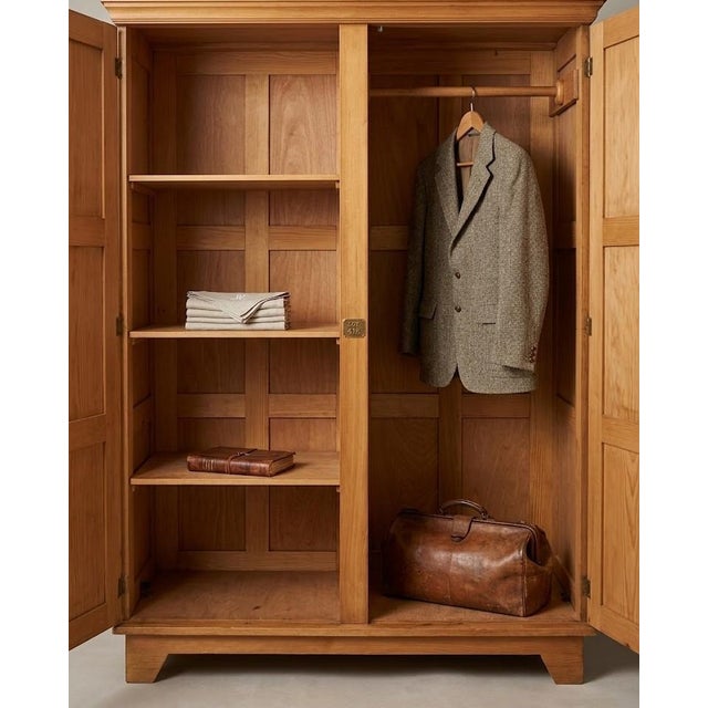 Vintage Wardrobe by René Gabriel, 1945 For Sale - Image 6 of 7
