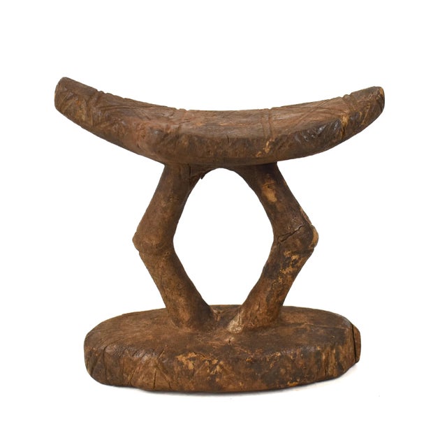 Early 20th Century Early 20th Century Dogon Wood Headrest Mali For Sale - Image 5 of 8