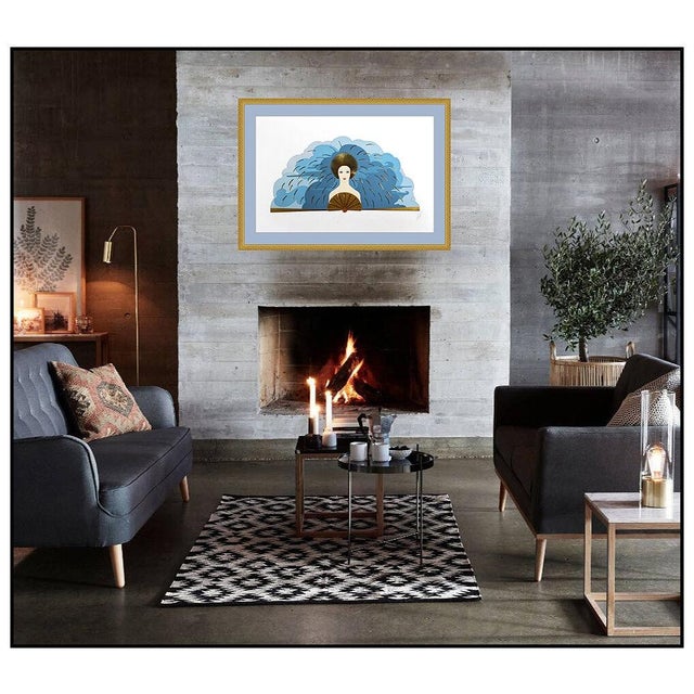 Message us to inquire about custom framing options! (Included for free with every purchase) The artwork here, "The Storm",...