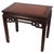 Chinese Padauk and Burl Panel Side Tables, Pair, Labeled j.l. George & Co., Hong Kong For Sale - Image 9 of 14