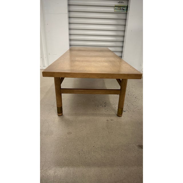 Mid-Century Modern 1960s Vintage Mid-Century Modern American of Martinsville Coffee Console Table For Sale - Image 3 of 12