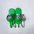 Green Mid-Century German Green and Clear Glass Wall Sconce Lights, 1960s, Set of 2 For Sale - Image 8 of 17