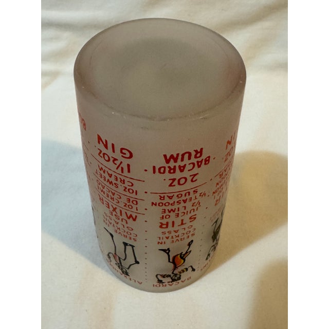 Glass Vintage Glass Cocktail Shaker For Sale - Image 7 of 7