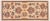 Shabby Chic Ziegler Tan/Rust Wool Runner Rug- 2'1'' X 4'10'' For Sale - Image 10 of 10