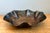 This striking vintage scalloped decorative bowl is a refined example of mid-20th-century metalwork, distinguished by its...