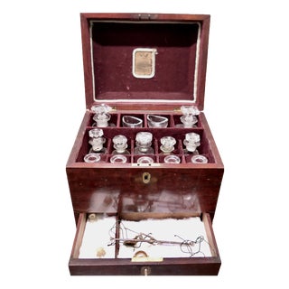 Early Apothecary Cabinet, 1800, Set of 16 For Sale