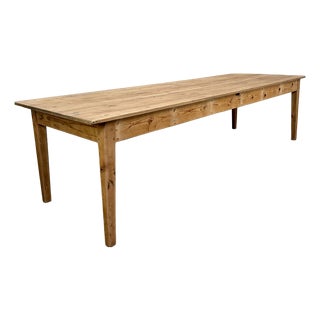 Large Fir Table, 1940s For Sale