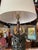 Mid-Century Modern Vintage Mid-Century Sculptural Cast Metal Owl Table Lamp With Walnut Base For Sale - Image 3 of 12