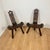Vintage Brutalist Chairs in Wood, 1950s, Set of 2 For Sale - Image 4 of 17