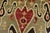 Textile Ikat Rug 6’1” X 8’10” Blue Wool Hand-Knotted Oriental Carpet For Sale - Image 7 of 14