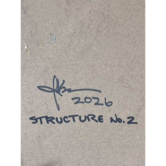 Structure No. 2 - Original Abstract Painting by J. Kent Martin For Sale - Image 9 of 9
