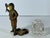 Bronze Antique Bronzed Spelter Ivorine Celluloid Sporting Tennis Figural Inkwell For Sale - Image 8 of 10