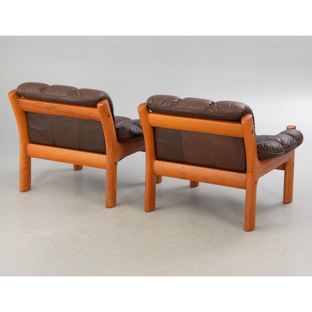 Mid-Century Modern Ekornes Montana Armchairs – A Pair For Sale - Image 3 of 6