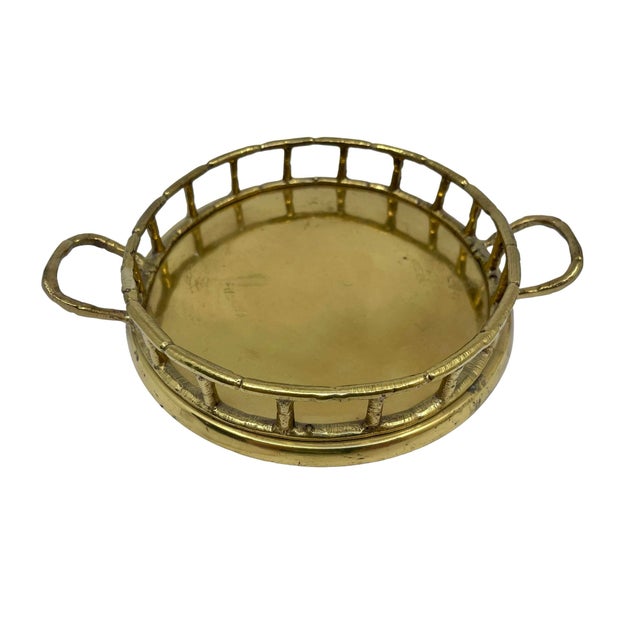 Vintage faux bamboo bead stray. This is a small that I would personally use as a catchall. Display it on top of some...