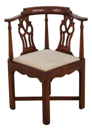 Hickory Chair Company Chippendale Mahogany Corner Chair