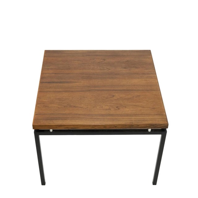 Wood Dutch Rosewood Side Table from De Ster Gelderland, 1968 For Sale - Image 7 of 8