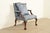 Kittinger Kittinger Chippendale Carved Mahogany Open Arm Library Chair For Sale - Image 4 of 18