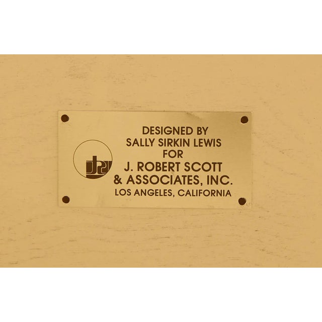 Lacquered Parchment Console or Cocktail Table by Sally Sirkin Lewis For Sale - Image 9 of 13