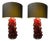 Rock Candy Lamps by Swank Lighting, Set of 2 For Sale