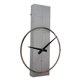 Micro Electric Design Wall Clock by Microtecnica SA, 1970s For Sale