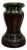 Antique Brush-McCoy Blended Glaze "Amaryllis" Majolica Pedestal For Sale