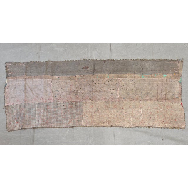 Antique Early 20th Century Sumatran Ceremonial Tirai Textile Hanging For Sale - Image 17 of 18