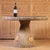 Mid-Century Modern French Cast Stone Faux Bois Garden Table, C. 1960 For Sale - Image 3 of 6
