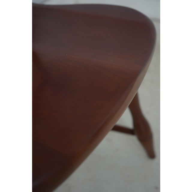 Pair of Frederick Duckloe Cherry Windsor Side Chairs For Sale - Image 16 of 18