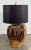 Vintage Mid-Century knotty burl wood table lamp. A very substantial piece of burlwood and an impressive statement maker!...