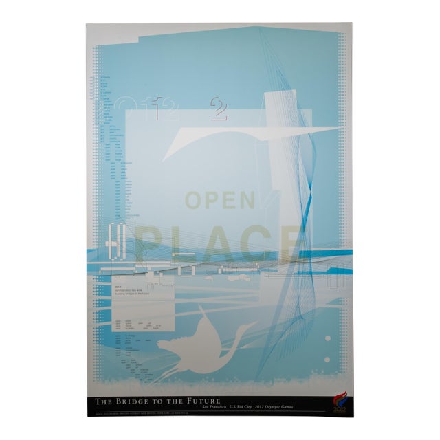 Original San Francisco Olympic Summer Games Poster, 2002 by Jean Orlebeke For Sale