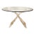 Vintage Lucite Sculptural Dining Table With Glass Top For Sale
