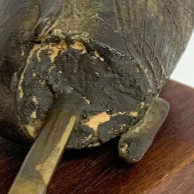 Mid 20th Century Miniature Bronze Thai Buddha Head - a Pair For Sale - Image 12 of 13