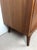 1960s Mid Century Modern Three Drawer Chest With Curved Drawer Fronts and Brass Hardware For Sale - Image 5 of 17