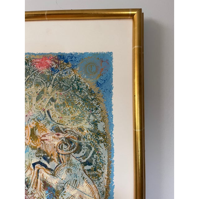 "The Shepherdess" by Shraga Weil Signed Limited Edition Serigraph For Sale In Louisville - Image 6 of 12