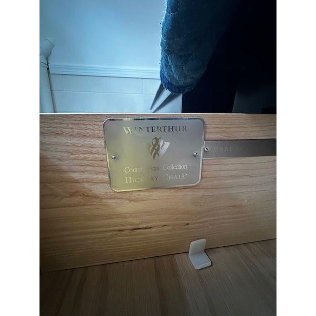 Wood Winterthur Hickory Chair Sideboards; 2 Available For Sale - Image 7 of 10