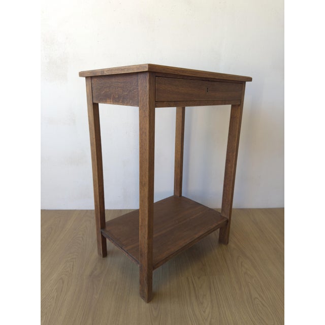 Oak Side Table, 1950s For Sale - Image 6 of 15