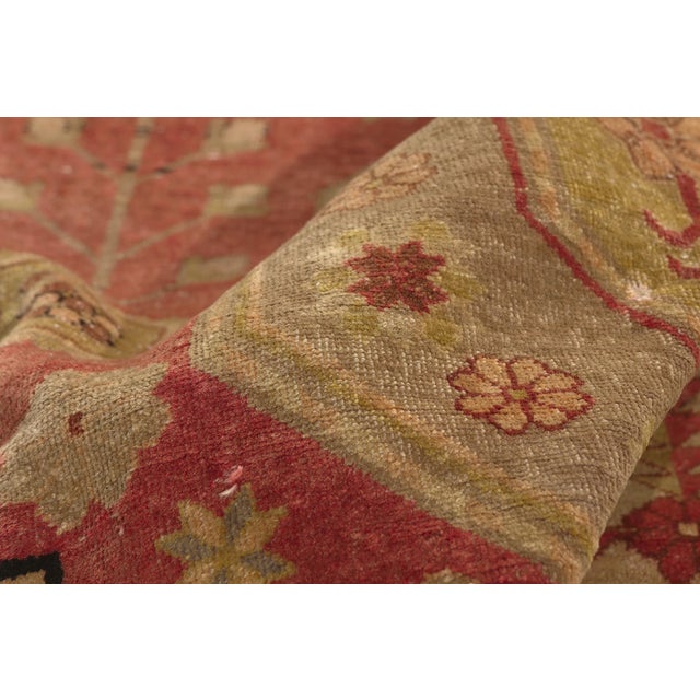 Vintage Turkish Oushak Rug, 05'04 X 08'00 For Sale In Dallas - Image 6 of 10