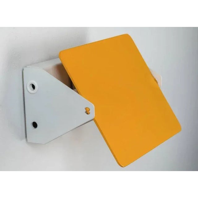 Charlotte Perriand Yellow 'Applique á Volet Pivotant' Wall Light For Sale In Los Angeles - Image 6 of 11
