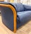 Animal Skin Late 20th Century Ekornes Navy Blue Loveseat For Sale - Image 7 of 10