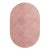 Tapis Oval Orchid #07 Modern Minimal Oval Shape Hand-Tufted Rug by TAPIS Studio For Sale - Image 4 of 4