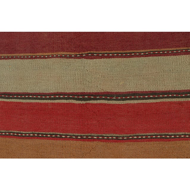 Vintage Persian Tribal Kilim With Stripes and Geometric Patterns by Rug & Kilim For Sale In New York - Image 6 of 7