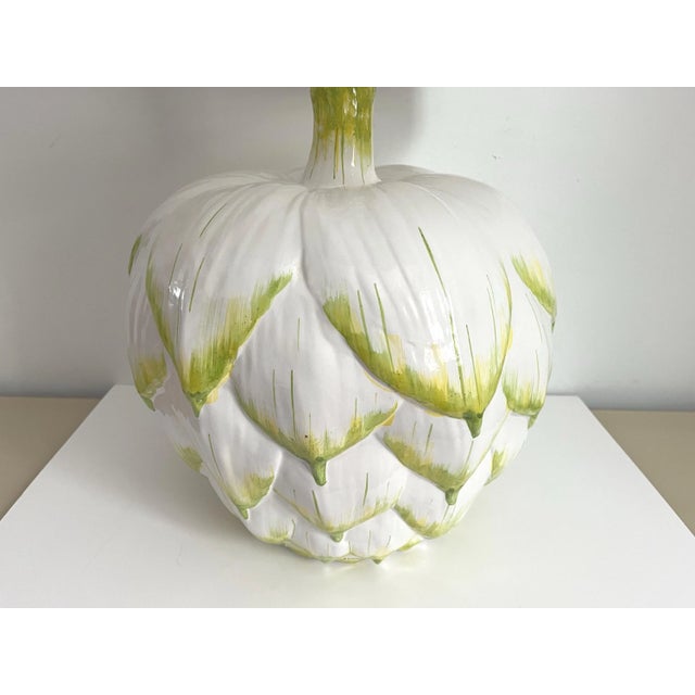 Metal 1960s Italian Artichoke Lamp by F Cooper For Sale - Image 7 of 18