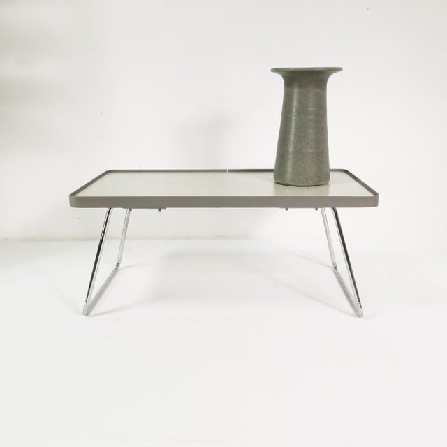 Bauhaus Small German Side Table, 1970s For Sale - Image 3 of 13